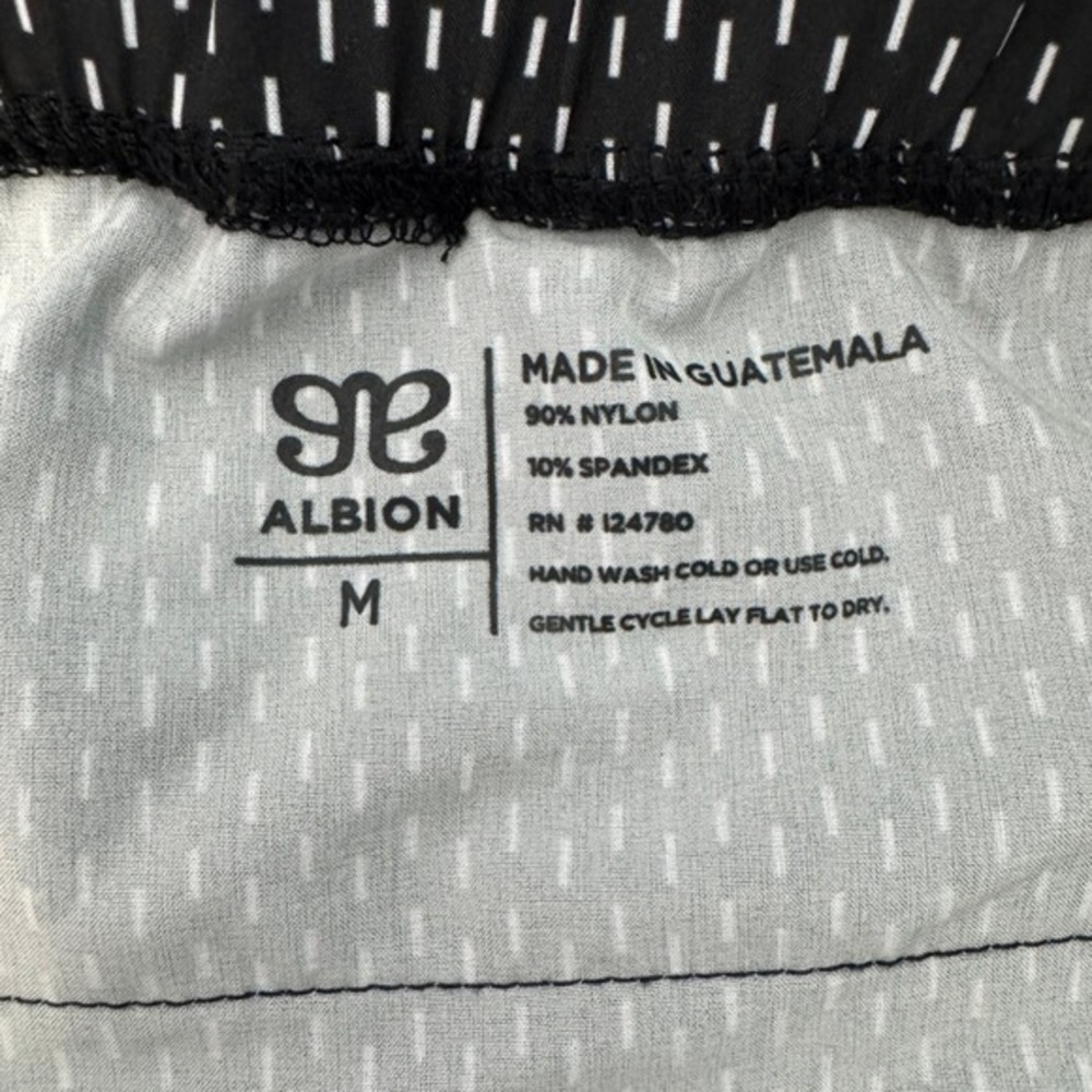 Albion Fit Jetset Jogger Pants Size Medium Petite Black White Comfort Athleisure - Picture 9 of 10